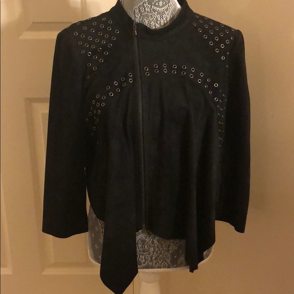 Black with silver eyelet blazer from - Picture 4 of 8